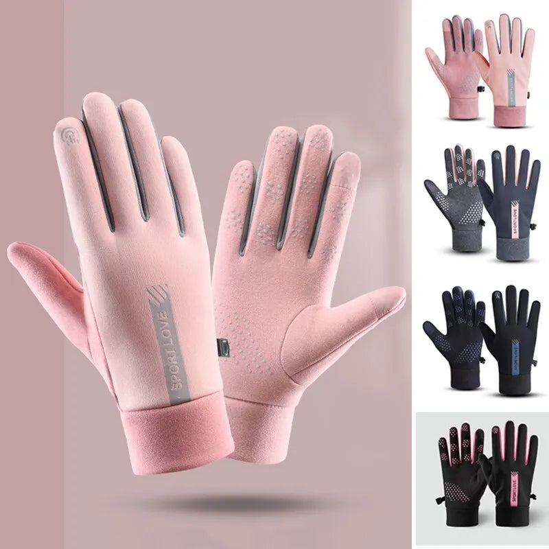 Vattentäta handskar för pekskärmar | Halk- och köldbeständig upp till -10 grader