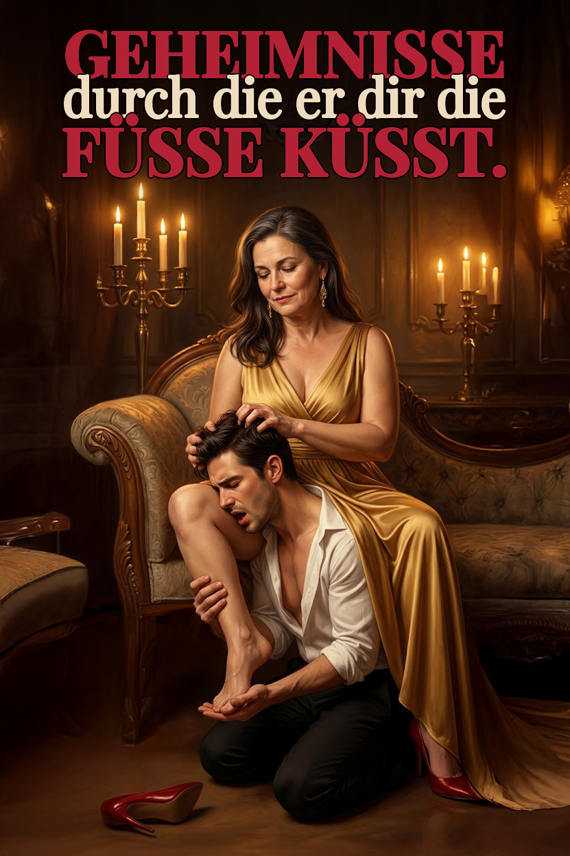 Secrets that will make him KISS YOUR FEET cover, Deutsch