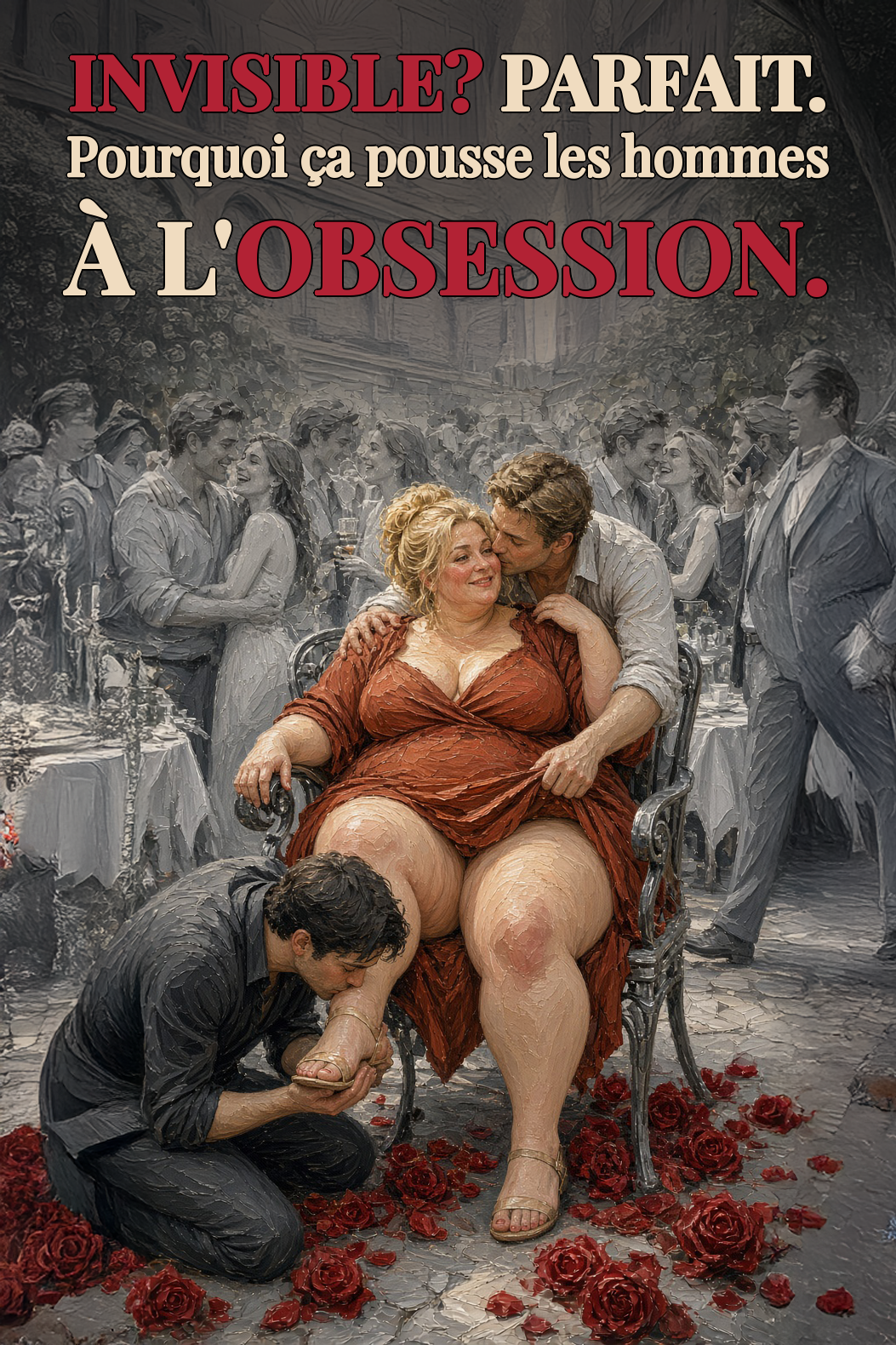 INVISIBLE? GOOD. Why it drives men INTO OBSESSION cover, Francais