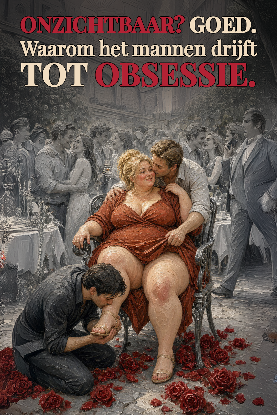 INVISIBLE? GOOD. Why it drives men INTO OBSESSION cover, Nederlands