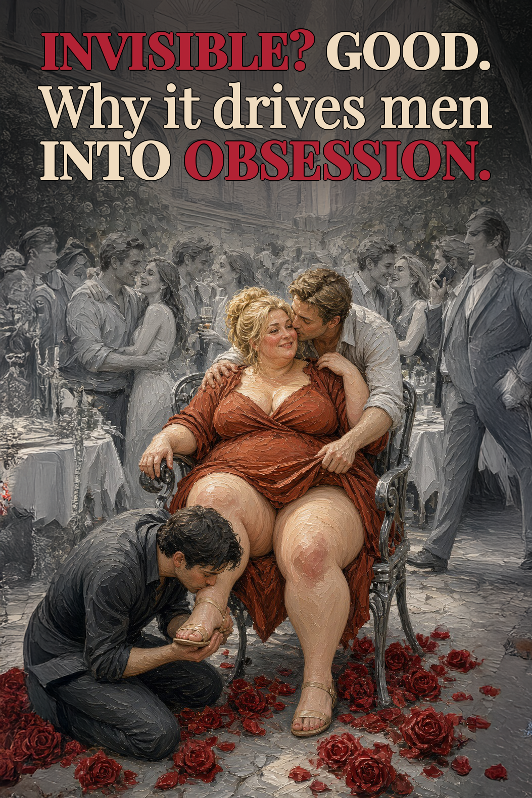 INVISIBLE? GOOD. Why it drives men INTO OBSESSION cover, English